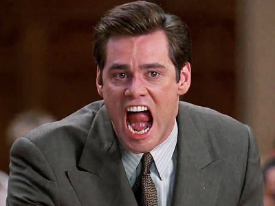 No filme "O mentiroso" (1997), Jim Carrey vive o advogado Fletcher Reede que passa por uma situação complicada: somente dizer a verdade.